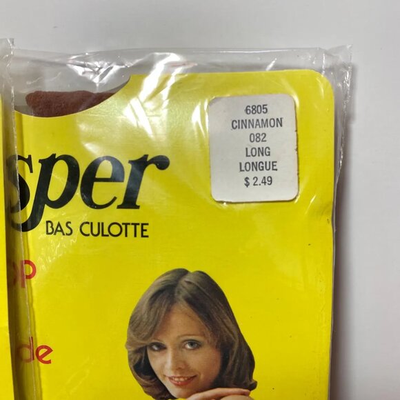 Whisper LONG Panty Hose Control Top Cinnamon 5'4"-5'6" 120-135 lbs - Picture 2 of 4